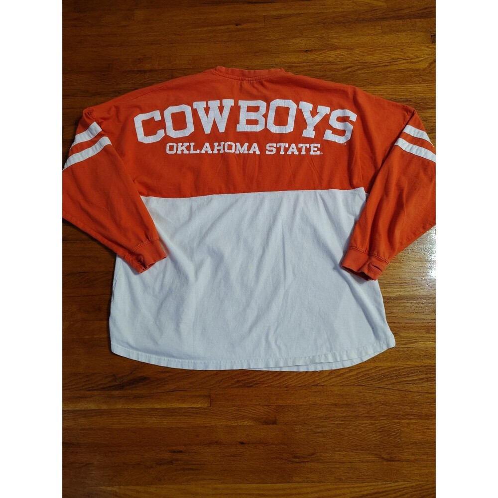 Vintage Oklahoma State University Cowboys OSU Long sleeve Shirt Sz L Thumb Holes